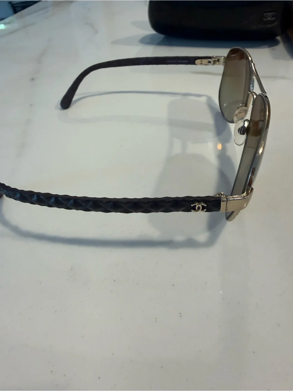 CHANEL aviator sunglasses